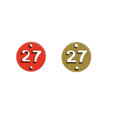 2027 στρογγυλό ξύλινο, κρεμαστό