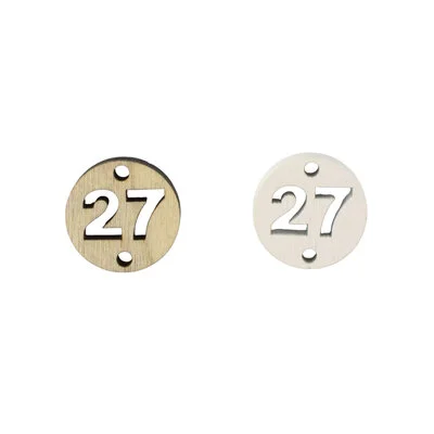 2027 στρογγυλό ξύλινο, κρεμαστό